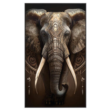 Schilderij Olifant - 118x70 cm product