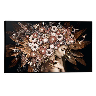 Décoration murale Fleurs - brun rougeâtre - 70x118 cm product