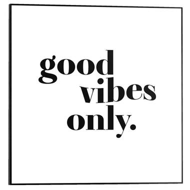 Poster Good Vibes Only, cadre inclus - 50x50 cm product