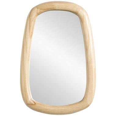 Spiegel Moma recht - naturelkleurig hout - 30x20 cm product