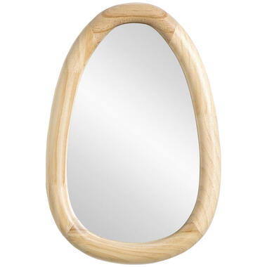 Spiegel Moma ovaal - naturelkleurig hout - 30x20 cm product