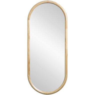 Spiegel Malmo - naturelkleurig hout - 70x30 cm product