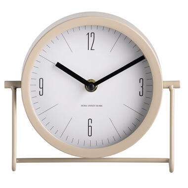Horloge de table Morricon - métal taupe - 18x16x6,5 cm product