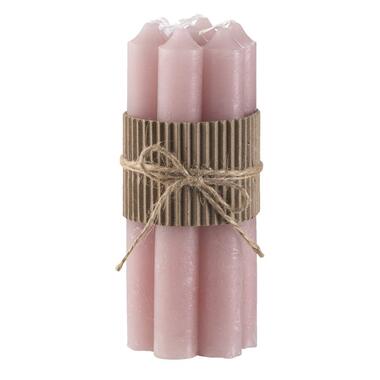 Kaarsenbundel - roze - 7 stuks - 16 cm product