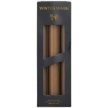 Dinerkaars Winterwarm - bruin - set van 6 stuks product
