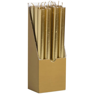 Dinerkaars rustiek - goudkleur - 25xØ2,1 cm product