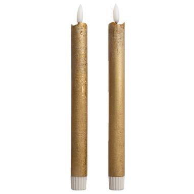 Lot de 2 bougies LED - doré - 25 cm product