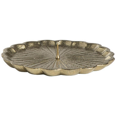 Kandelaar Reva - goudkleurig aluminium - 2,5xØ13 cm product