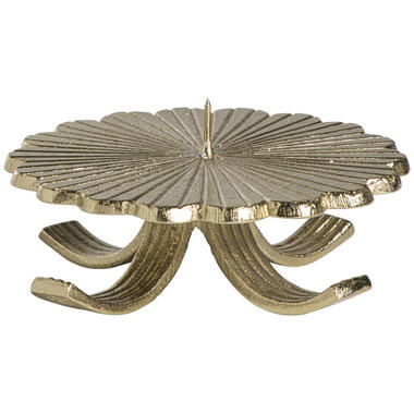 Bougeoir Reva - aluminium doré - 13xØ7 cm product