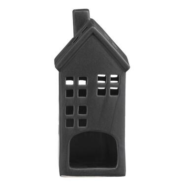 Bougeoir Maisonnette - noir - 17,5x8x7 cm product