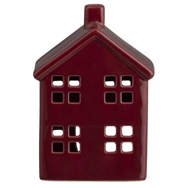 Bougeoir Maisonnette - rouge - 14,5x10,5x6,7 cm product