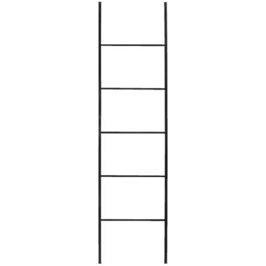 Decoratieve ladder Vincent - zwart - 160x37 cm product