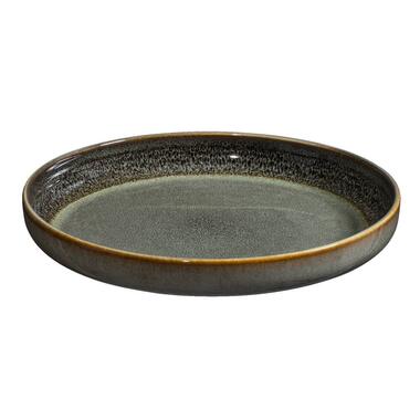 Ontbijtbord Emma - groen - stoneware - Ø22 cm product