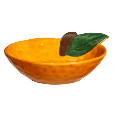 Bordje Mandarijn - oranje - aardewerk - 3x11x12,8 cm product