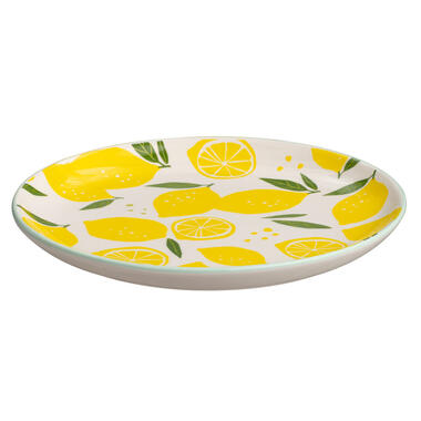 Ontbijtbord Citroen - geel - aardewerk - Ø23 cm product