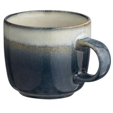 Mok Dorean met oor - blauw stoneware - 255 ml - 9,5xØ10 cm product