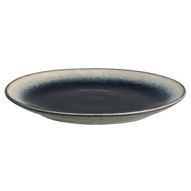 Ontbijtbord Dorean - blauw stoneware - Ø20,5 cm product