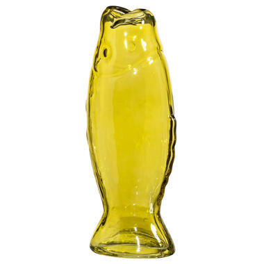Vase Poisson - verre vert - 27x7x11 cm product