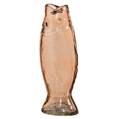 Vase Poisson - verre orange - 27x7x11 cm product