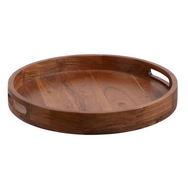 Dienblad rond - naturelkleurig mangohout - Ø40 cm product