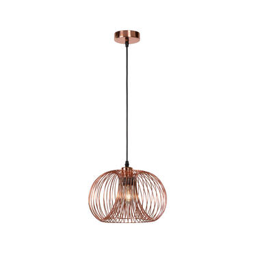 Lucide hanglamp Vinti - Ø30 cm - rood koper product