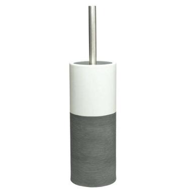 Sealskin toiletborstel en -houder Doppio - grijs - 38,3x10,1x10,1 cm product
