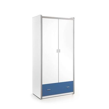 Vipack 2-deurs kleerkast Bonny - blauw - 202x97x60 cm product