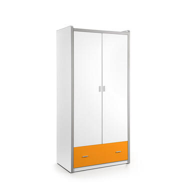 Vipack 2-deurs kleerkast Bonny - oranje - 202x97x60 cm product