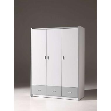 Vipack armoire à linge 3 portes Bonny - couleur argent - 202x141x60 cm product