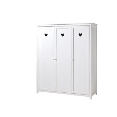 Vipack armoire à linge 3 portes Amori - blanche - 190x159x57 cm product