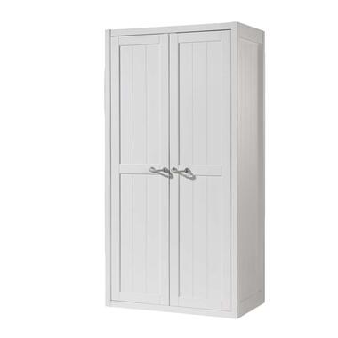Vipack armoire à linge 2 portes Lewis - blanche - 205,8x96,8x80 cm product