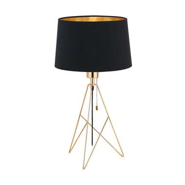 EGLO tafellamp Camporale - zwart/goudkleur product