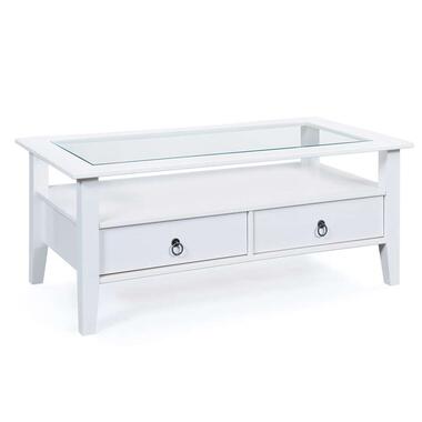 Table de salon Provence - blanche - 45x115x60 cm product