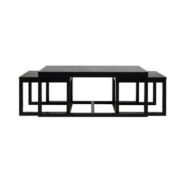 Ensemble de table de salon Hanestad (3 pièces) - couleur chêne noir product