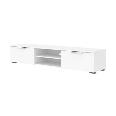 TV-meubel Uldum - hoogglans wit - 33,1x172,7x39,9 cm product