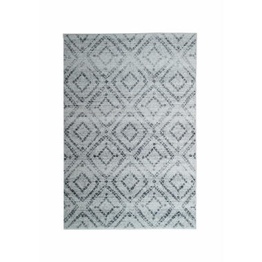 Tapijt Florence blokken - grijs - 200x290 cm product