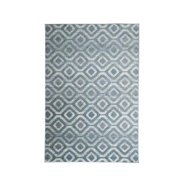 Tapis Florence blocs - gris/blanc - 200x290 cm product