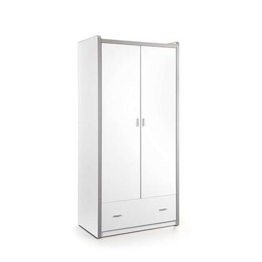 Vipack kleerkast Bonny 2-deurs - wit - 202x96,5x60 cm product