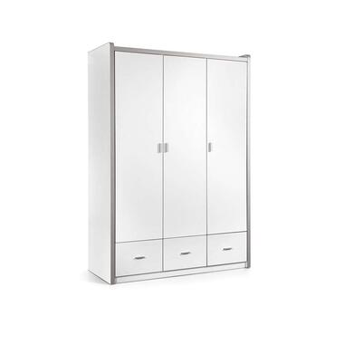 Vipack armoire à linge Bonny 3 portes - blanche - 202x141x60 cm product