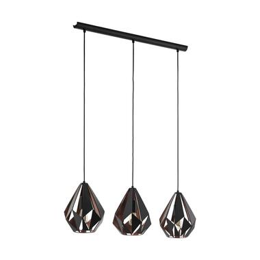 EGLO suspension Carlton 1 3 lampes - noire/couleur cuivre product