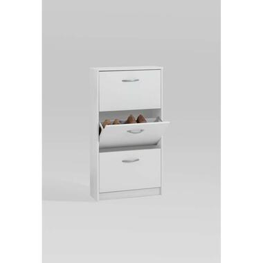 Armoire à chaussures Step - blanche - 58,5x104,5x17 cm product