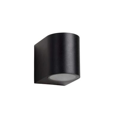 Lucide spot mural d'extérieur LED ZORA IP44 arrondi - noir - 9x6,5x7,9 cm product