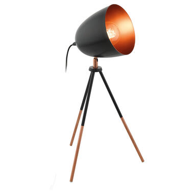 EGLO tafellamp Chester - zwart/koper product