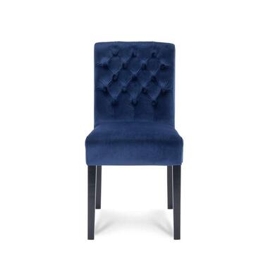 Chaise de salle à manger Rosetti - velours - bleu (2 pièces) product