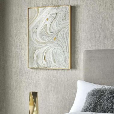 Art for the Home - Canvas - Grijs Marmer Luxe - 70x50 cm product