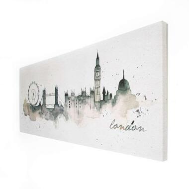 Art for the Home - Canvas - Londen Waterverf - 120x50 cm product