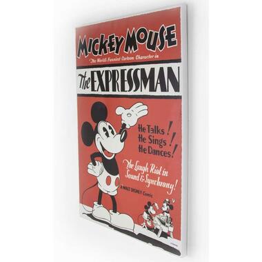 Disney tableau en canevas Mickey The Expressman - rouge - 40x50 cm product