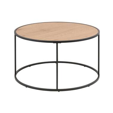 Table de salon Jaxx - couleur naturelle/noire - 45xØ80 cm product