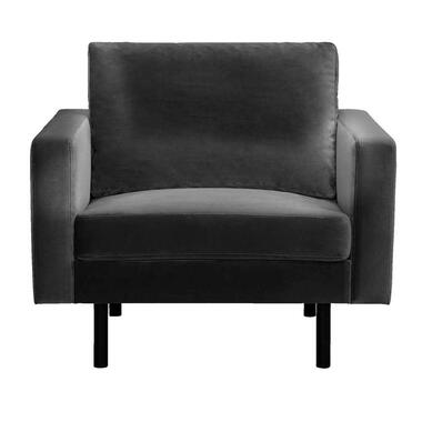Fauteuil Collin - velours - anthracite product