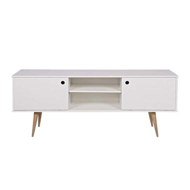 WOOOD meuble TV Rétro - blanc - 60x150x38 cm product